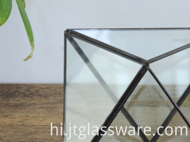 Home decoration Glass Geometric Terrarium